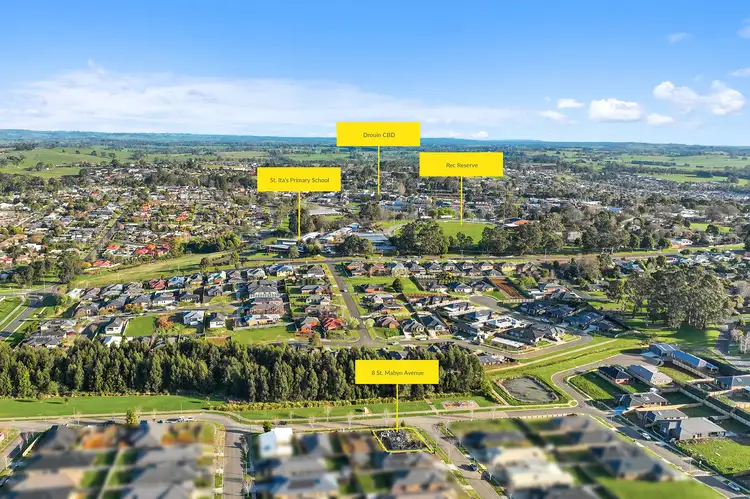 Third view of Homely land listing, 8 St Mabyn Avenue, Drouin VIC 3818