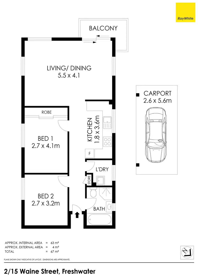 Fifth view of Homely unit listing, 2/15 Waine Street, Freshwater NSW 2096