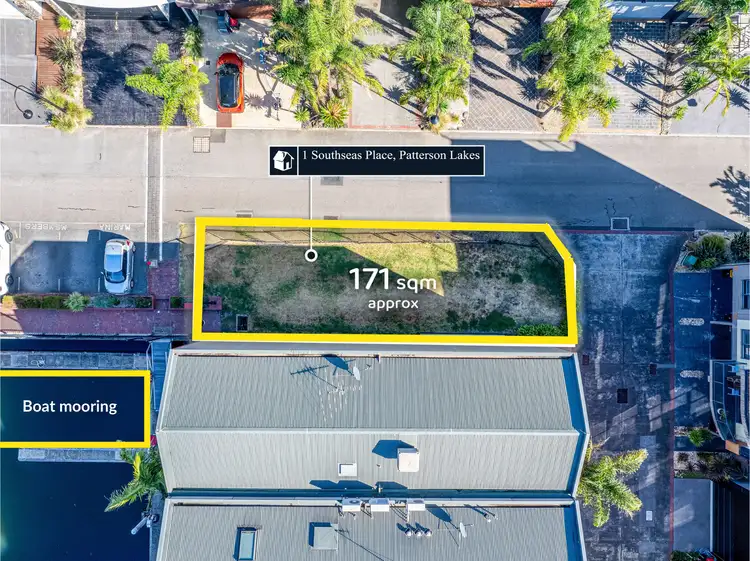 Main view of Homely land listing, 1 Southseas Place, Patterson Lakes VIC 3197