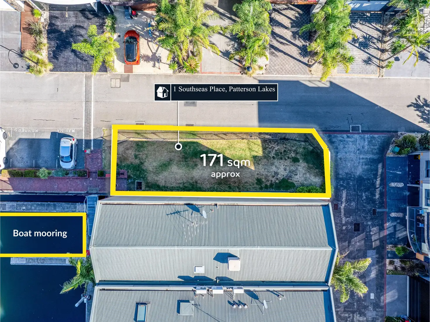 Main view of Homely land listing, 1 Southseas Place, Patterson Lakes VIC 3197