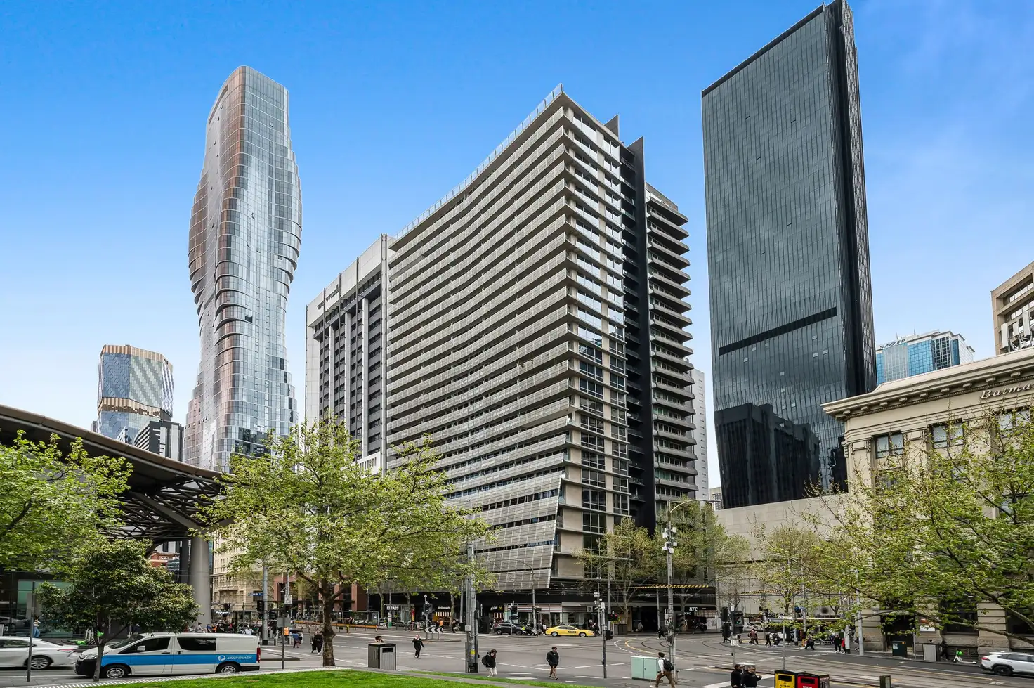 Main view of Homely apartment listing, 2209/620 Collins Street, Melbourne VIC 3000