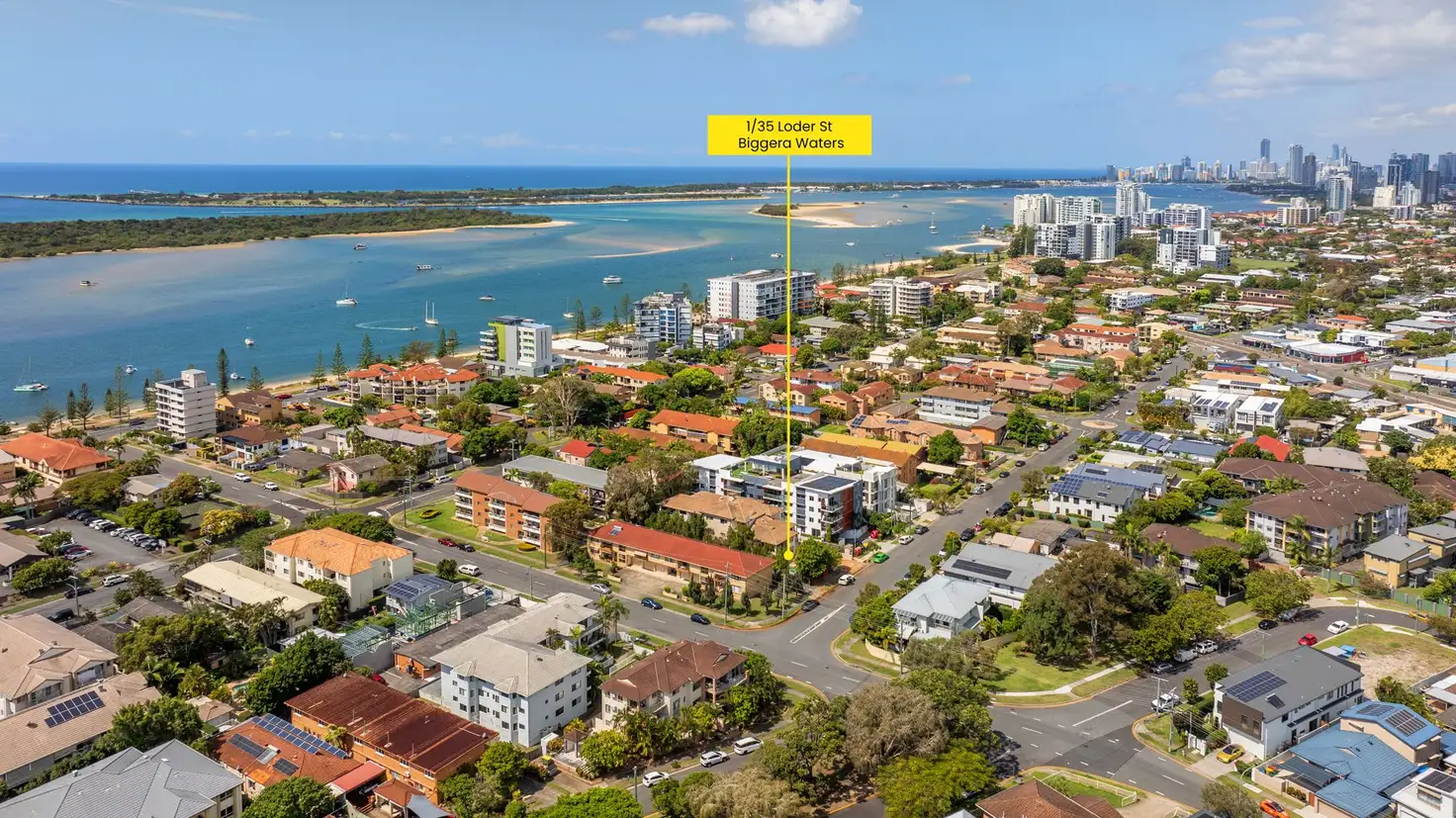 Main view of Homely apartment listing, 1/35 Loder Street, Biggera Waters QLD 4216