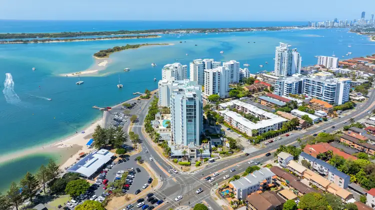 Main view of Homely apartment listing, 906/360 Marine Parade, Labrador QLD 4215