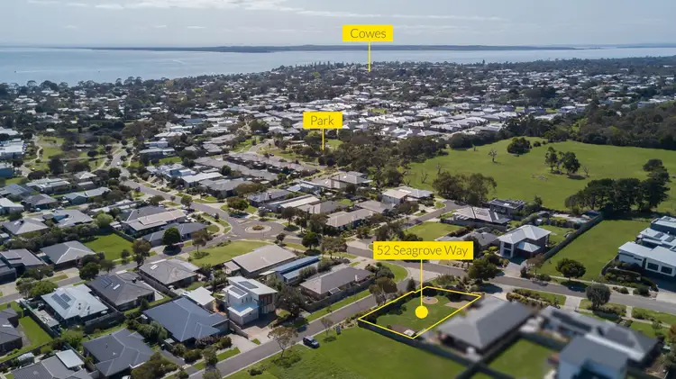 Second view of Homely land listing, 52 Seagrove Way, Cowes VIC 3922