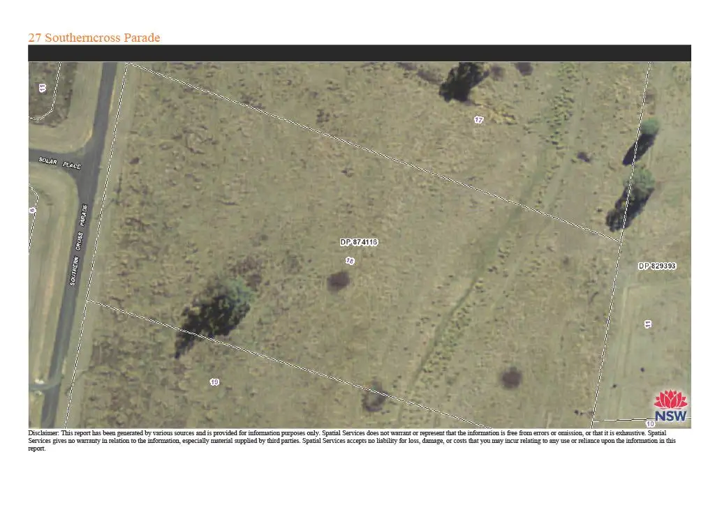 Main view of Homely land listing, 27 Southern Cross Parade, Coonabarabran NSW 2357