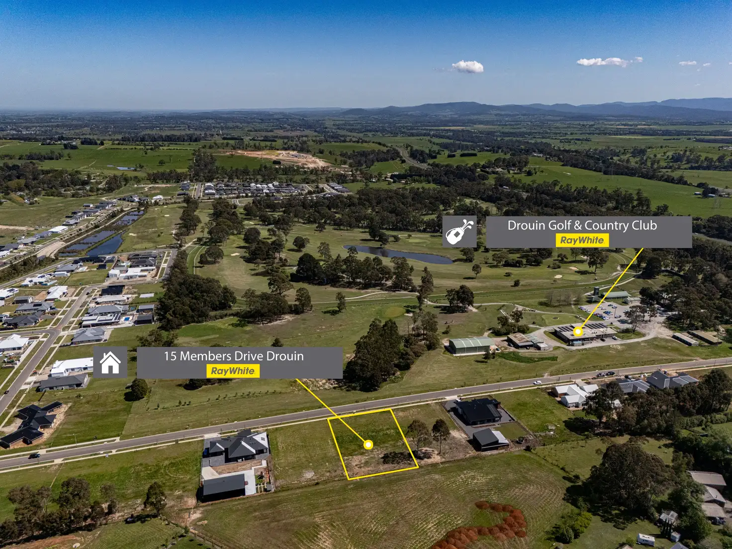 Main view of Homely land listing, 15 Members Drive, Drouin VIC 3818