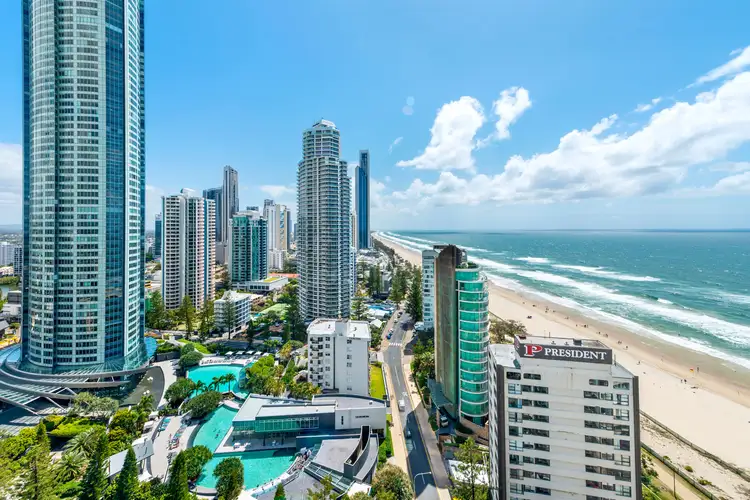 Main view of Homely apartment listing, 2402/28 Northcliffe Terrace, Surfers Paradise QLD 4217