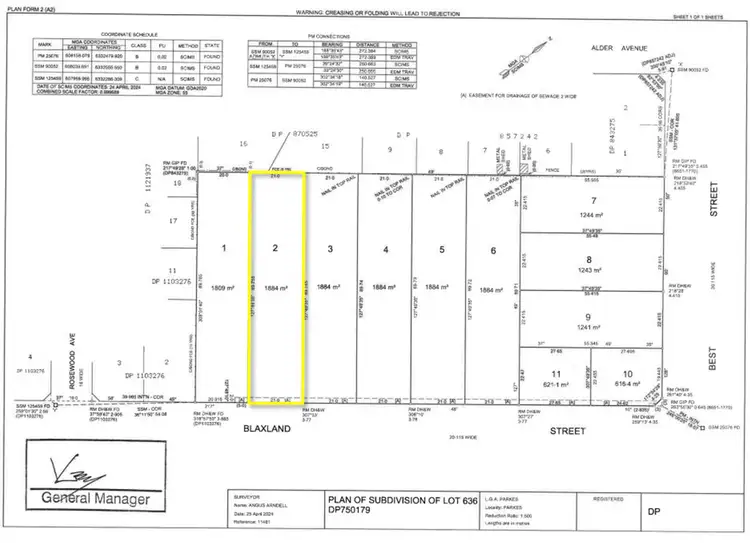 Second view of Homely land listing, 16 Blaxland Street, Parkes NSW 2870