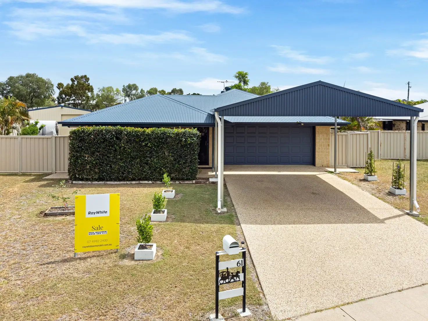Main view of Homely house listing, 61 Blue Gum Drive, Emerald QLD 4720