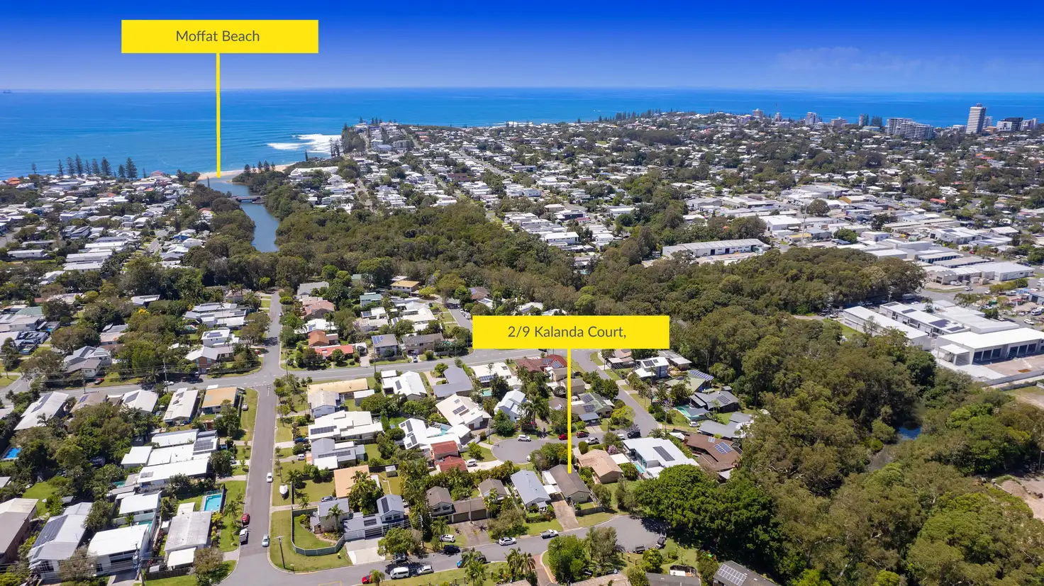 Main view of Homely unit listing, Unit 2/9 Kalanda Court, Dicky Beach QLD 4551