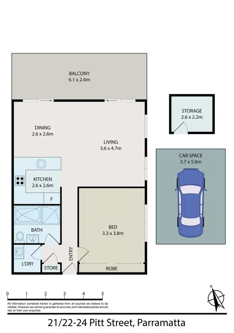 Seventh view of Homely apartment listing, 21/22-24 Pitt Street, Parramatta NSW 2150