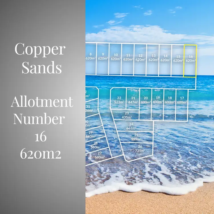 Main view of Homely land listing, Lot 16 Copper Sands, North Beach SA 5556