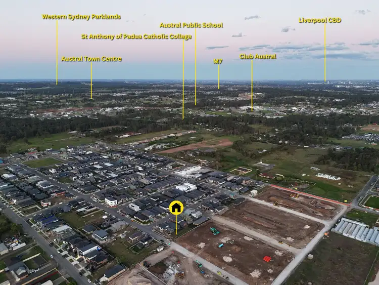 Second view of Homely land listing, 82 Horologium Road, Austral NSW 2179