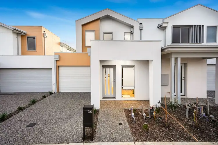 Main view of Homely townhouse listing, 34 Borthwick Parade, Clyde North VIC 3978