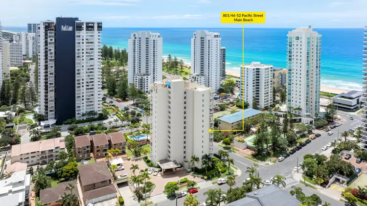 Fifth view of Homely apartment listing, 801/46-52 Pacific Street, Main Beach QLD 4217