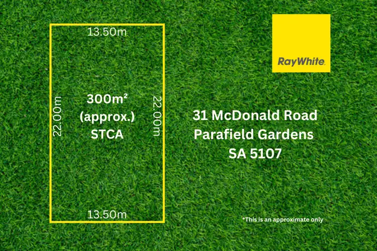 Main view of Homely land listing, 31 McDonald Road, Parafield Gardens SA 5107