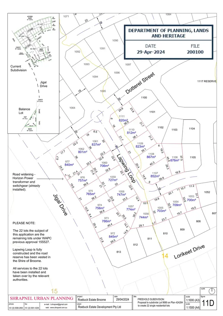 Fifth view of Homely land listing, LOT 1059 Lapwing Loop, Djugun WA 6725