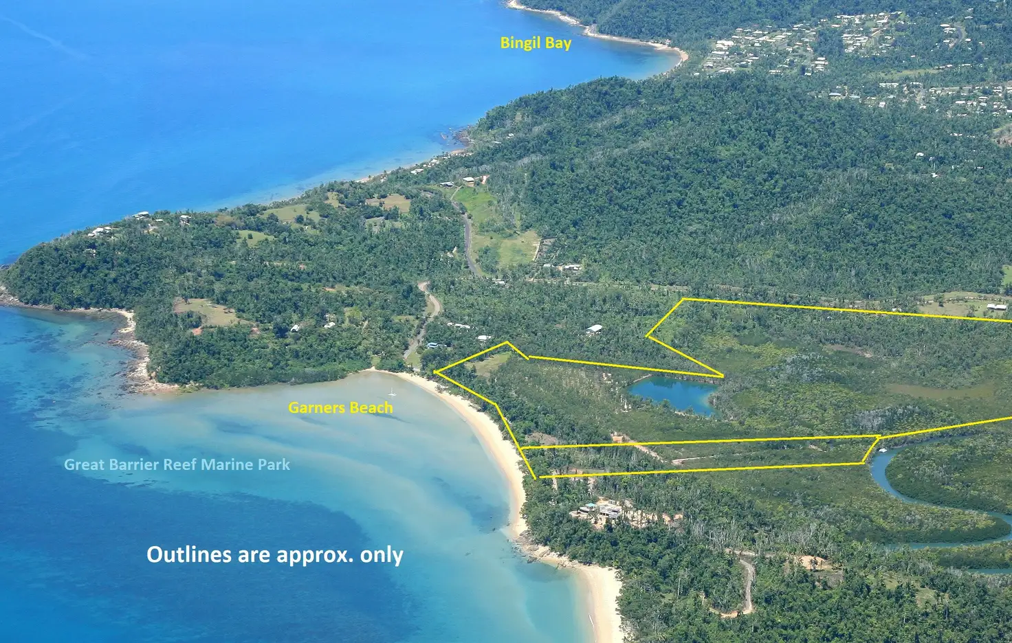 Main view of Homely land listing, LOT 1 & 3 Garners Beach Road, Garners Beach QLD 4852