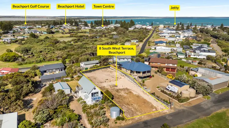 Main view of Homely land listing, 8 South West Terrace, Beachport SA 5280
