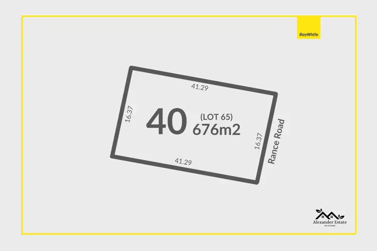 40 Rance Road (Lot 65 Alexander Estate), Delacombe VIC 3356