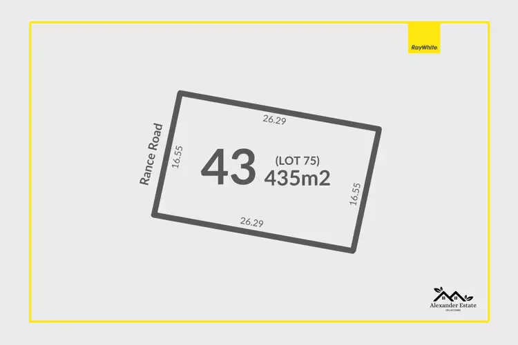 43 Rance Road (Lot 75 Alexander Estate)