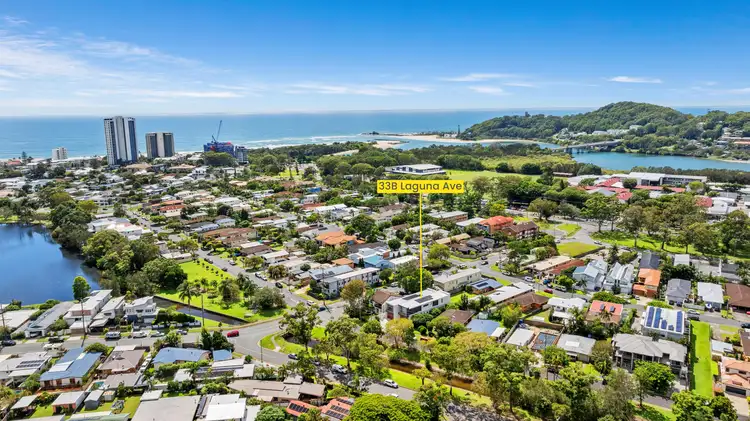 Main view of Homely semi-detached listing, 33B Laguna Avenue, Palm Beach QLD 4221