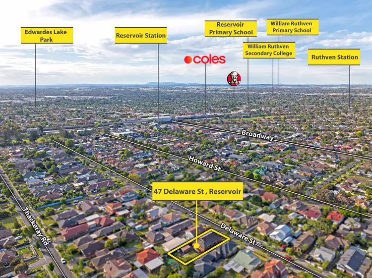Second view of Homely house listing, 47 Delaware Street, Reservoir VIC 3073