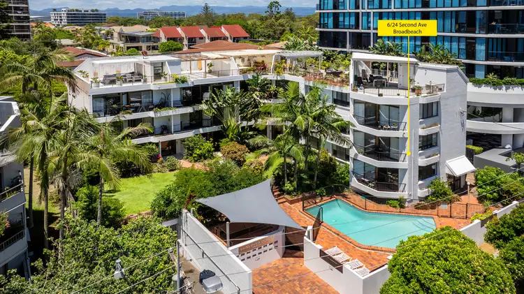 Main view of Homely apartment listing, 6/24 Second Avenue, Broadbeach QLD 4218