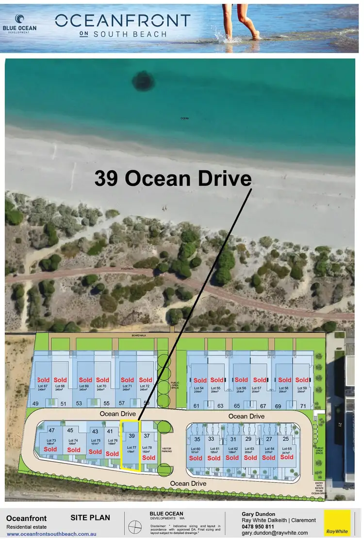 Fifth view of Homely land listing, 39 Ocean Drive, North Coogee WA 6163