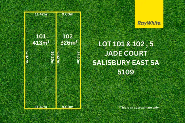 LOT 101, 5 5 Jade Court, Salisbury East SA 5109