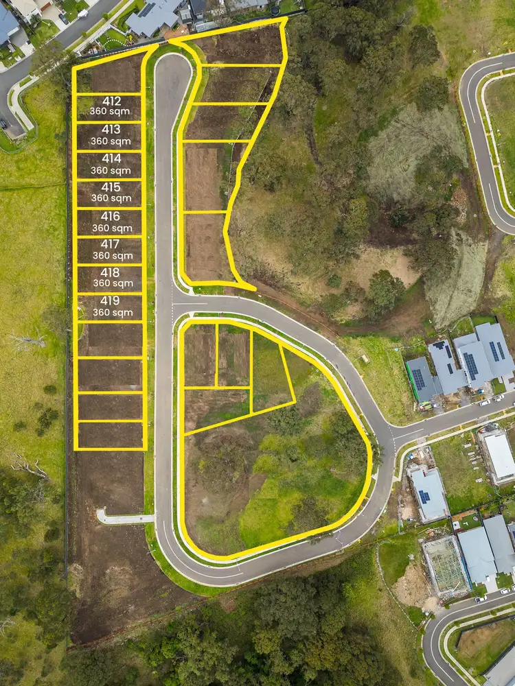 Main view of Homely land listing, LOT 413-, 419 Amy Place, Calderwood NSW 2527