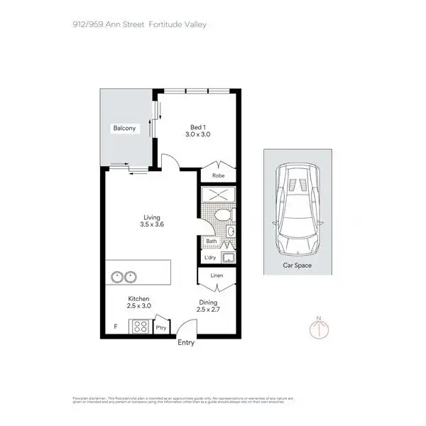 Seventh view of Homely apartment listing, 912/959 Ann Street, Fortitude Valley QLD 4006