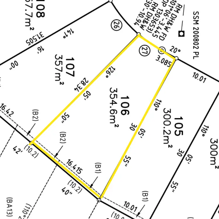Second view of Homely land listing, LOT 106, 44 Standish Avenue, Gregory Hills NSW 2557