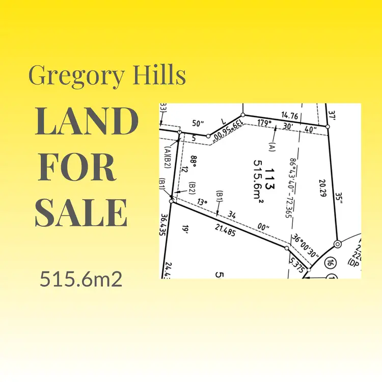 Main view of Homely land listing, LOT 113, 56 Enterprise Street, Gregory Hills NSW 2557