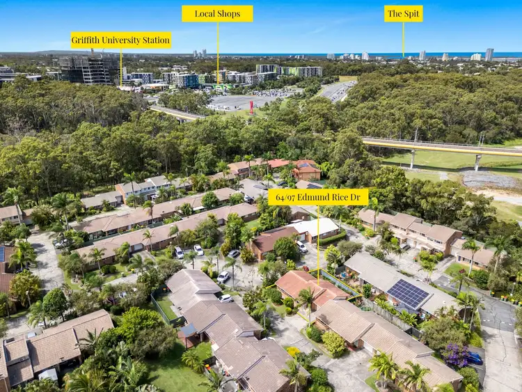 Main view of Homely villa listing, 64/97 Edmund Rice Drive, Southport QLD 4215
