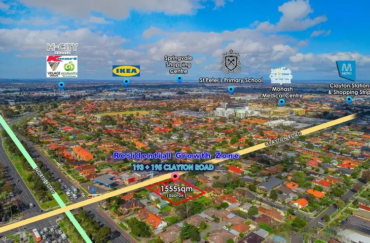Third view of Homely house listing, 193-195 Clayton Road, Clayton VIC 3168