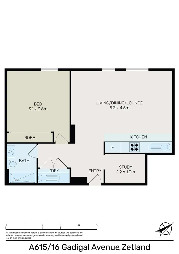 Seventh view of Homely apartment listing, A615/16 Gadigal Avenue, Waterloo NSW 2017