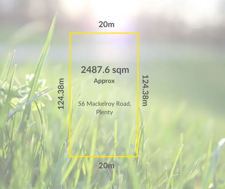 Main view of Homely land listing, 56 Mackelroy Road, Plenty VIC 3090