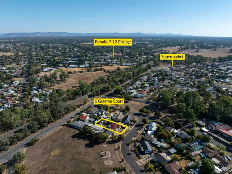 Second view of Homely house listing, 6 Graeme Court, Benalla VIC 3672