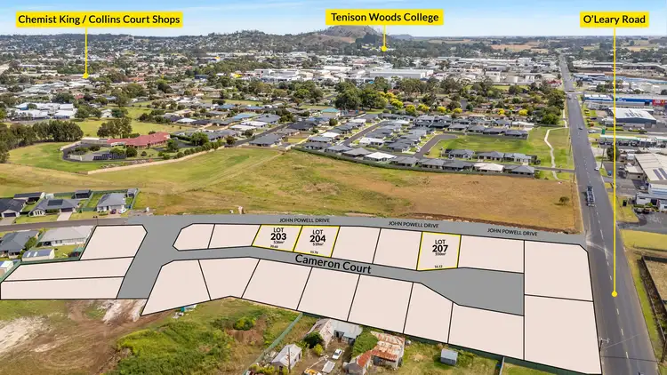 Third view of Homely land listing, LOT 203 Cameron Court, Mount Gambier SA 5290