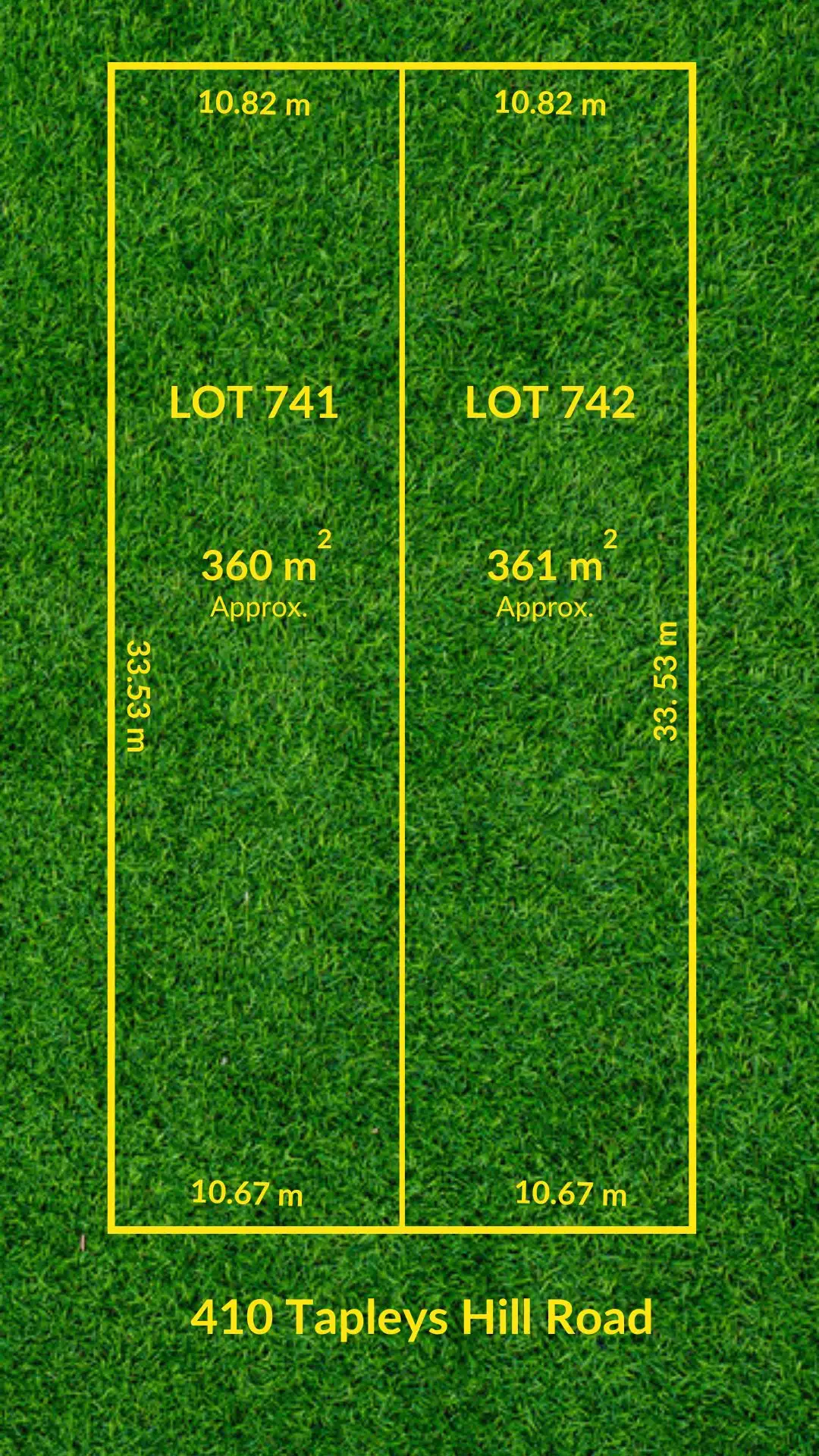 Main view of Homely land listing, Lots 741 & 742/410 Tapleys Hill Road, Fulham Gardens SA 5024