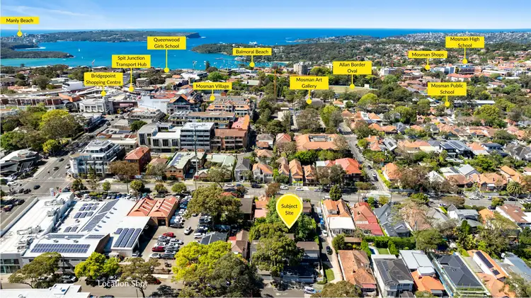 Main view of Homely land listing, 74 - 78 Cowles Road & 17a - 19 Wudgong Street, Mosman NSW 2088