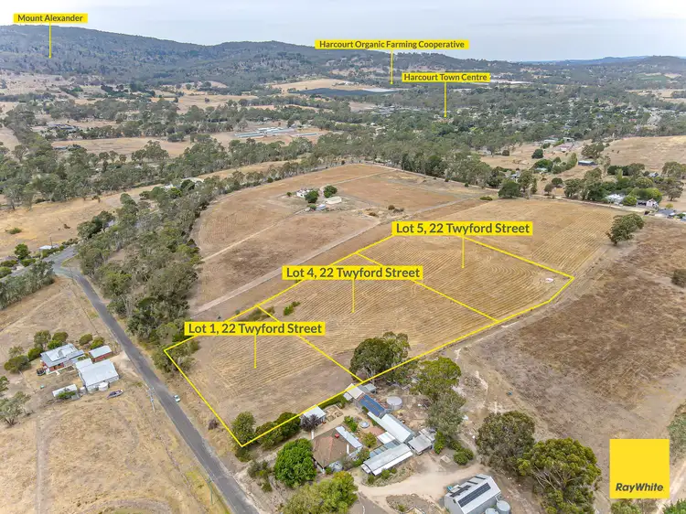 LOT 1,4,5, 22 Twyford Street, Harcourt VIC 3453