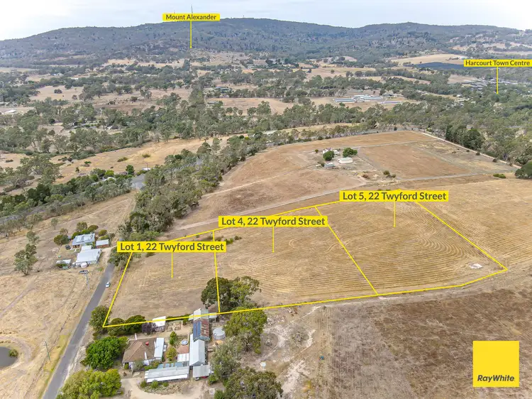 Second view of Homely land listing, LOT 1,4,5, 22 Twyford Street, Harcourt VIC 3453