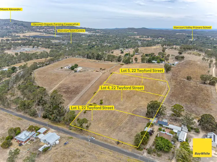 Third view of Homely land listing, LOT 1,4,5, 22 Twyford Street, Harcourt VIC 3453