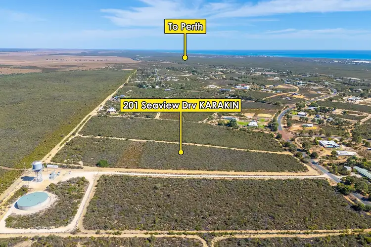 Third view of Homely land listing, 201 SEAVIEW Drive, Karakin WA 6044