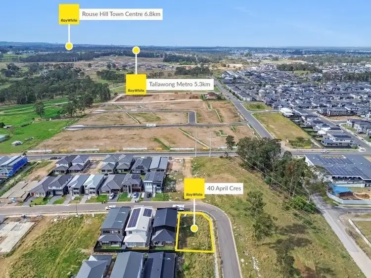 Third view of Homely land listing, 40 April Crescent( GRANTHAM FARM), Riverstone NSW 2765