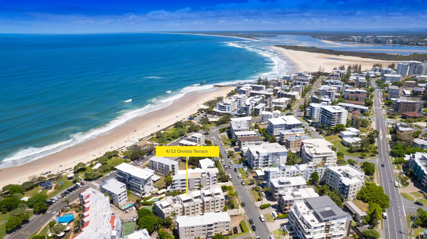 Main view of Homely unit listing, 4/13 Orvieto Terrace, Kings Beach QLD 4551