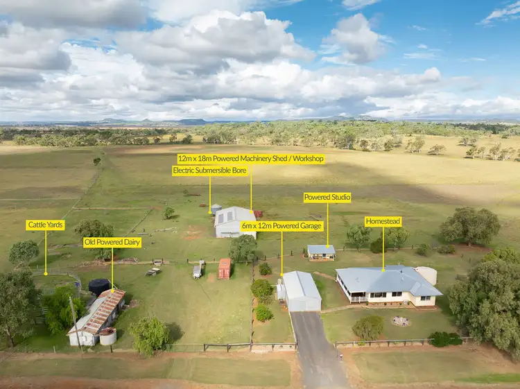 Second view of Homely rural property listing, "White Gums" 7 Costello Road, Oakey QLD 4401