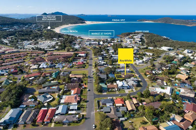 Main view of Homely semi-detached listing, 1/7 Bent Street, Fingal Bay NSW 2315